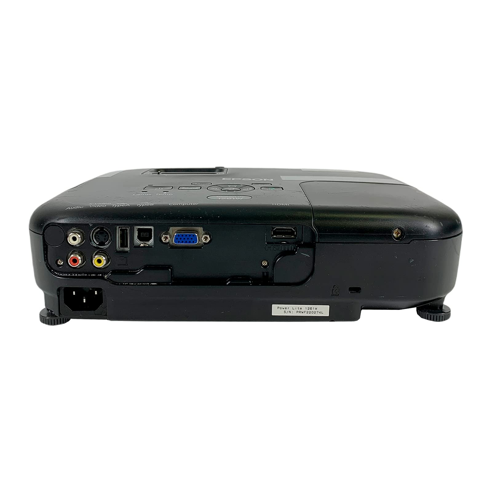 Amazon.com: Epson PowerLite 1261W Widescreen Business Projector